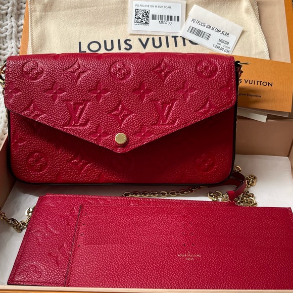 SOLD Louis Vuitton Pochette Felicie Empreinte - Picture 10 of 12